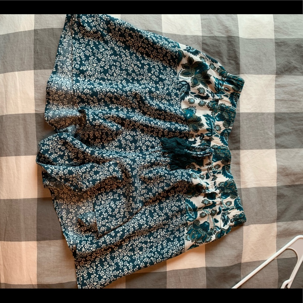 High waist printed shorts